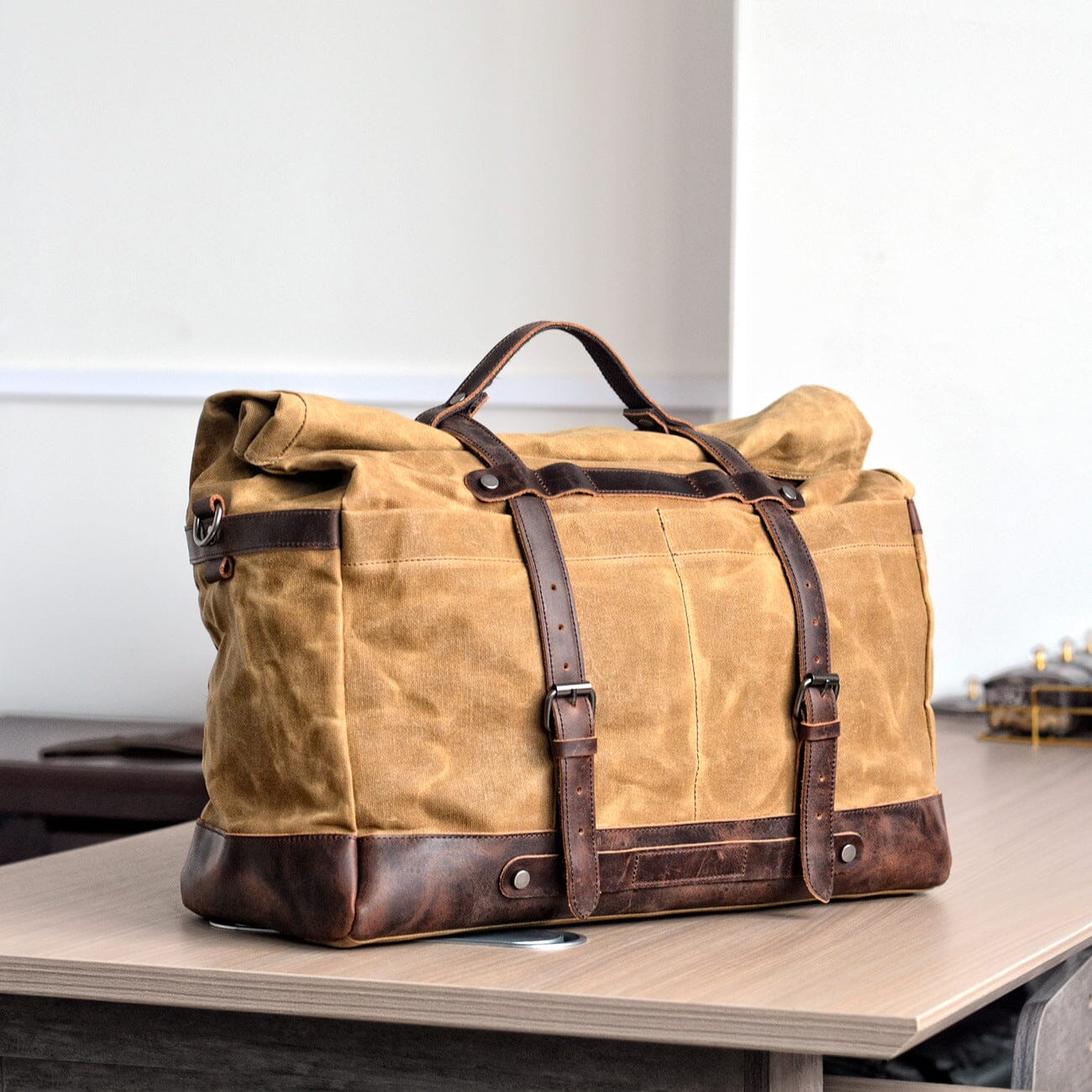 Waxed Canvas Duffle Bag | HALTI
