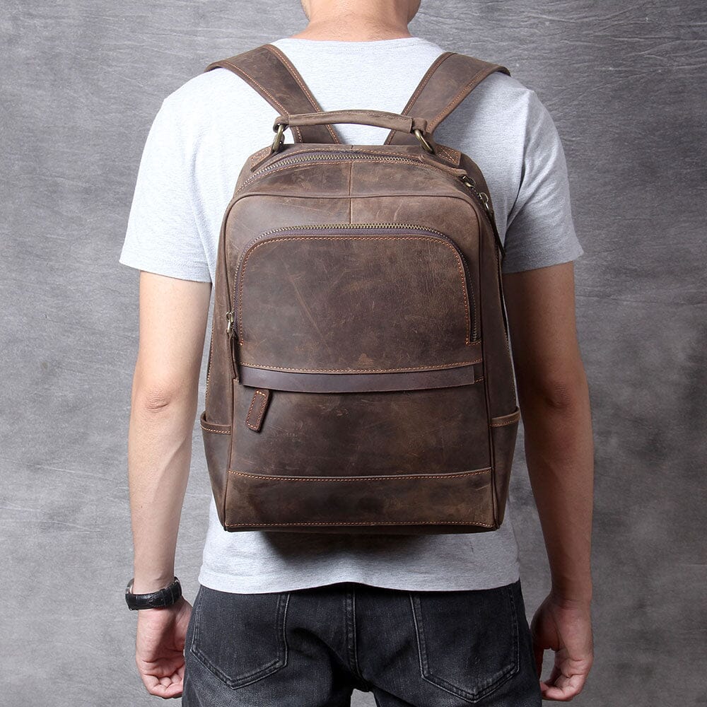 Real Leather Backpack | OXFORD